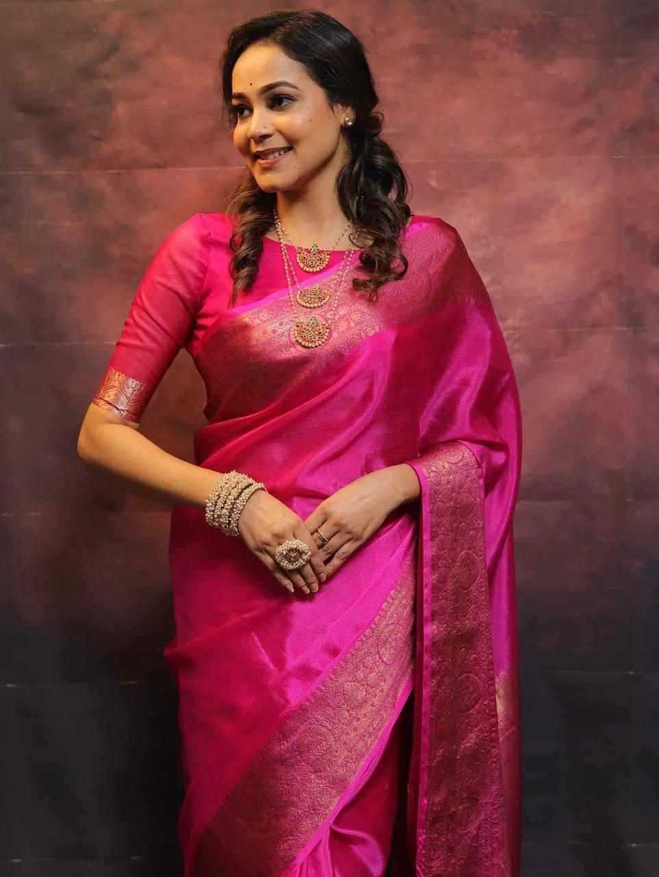 Banarasi Soft Litchi Silk Saree( MF 2090)