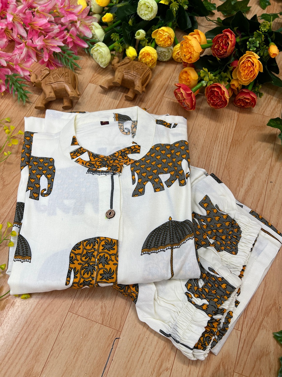 New Elephant Designed Dress  (WM 39)