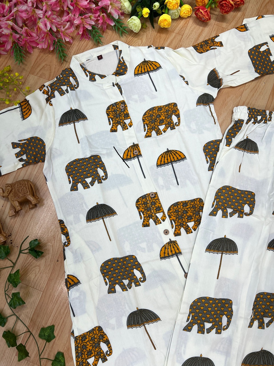 New Elephant Designed Dress  (WM 39)