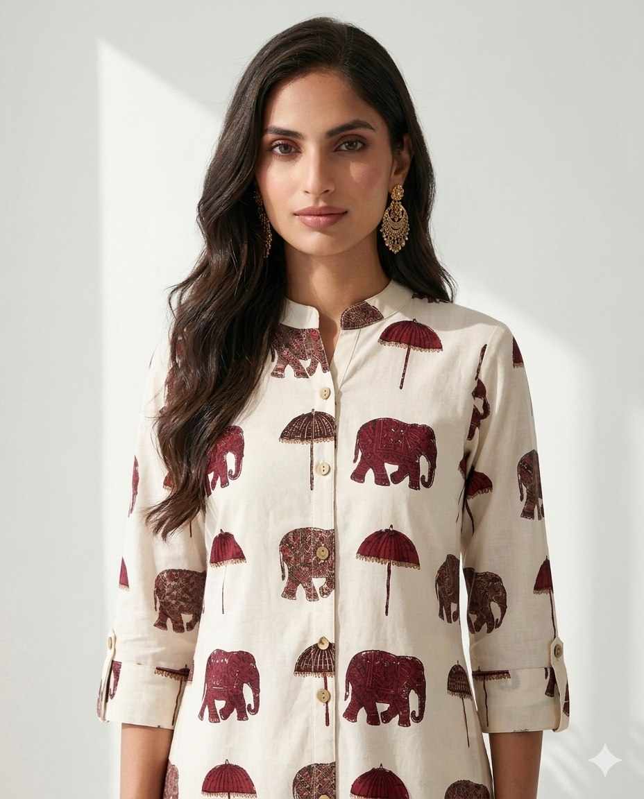 New Elephant Design Dress (WM 39)