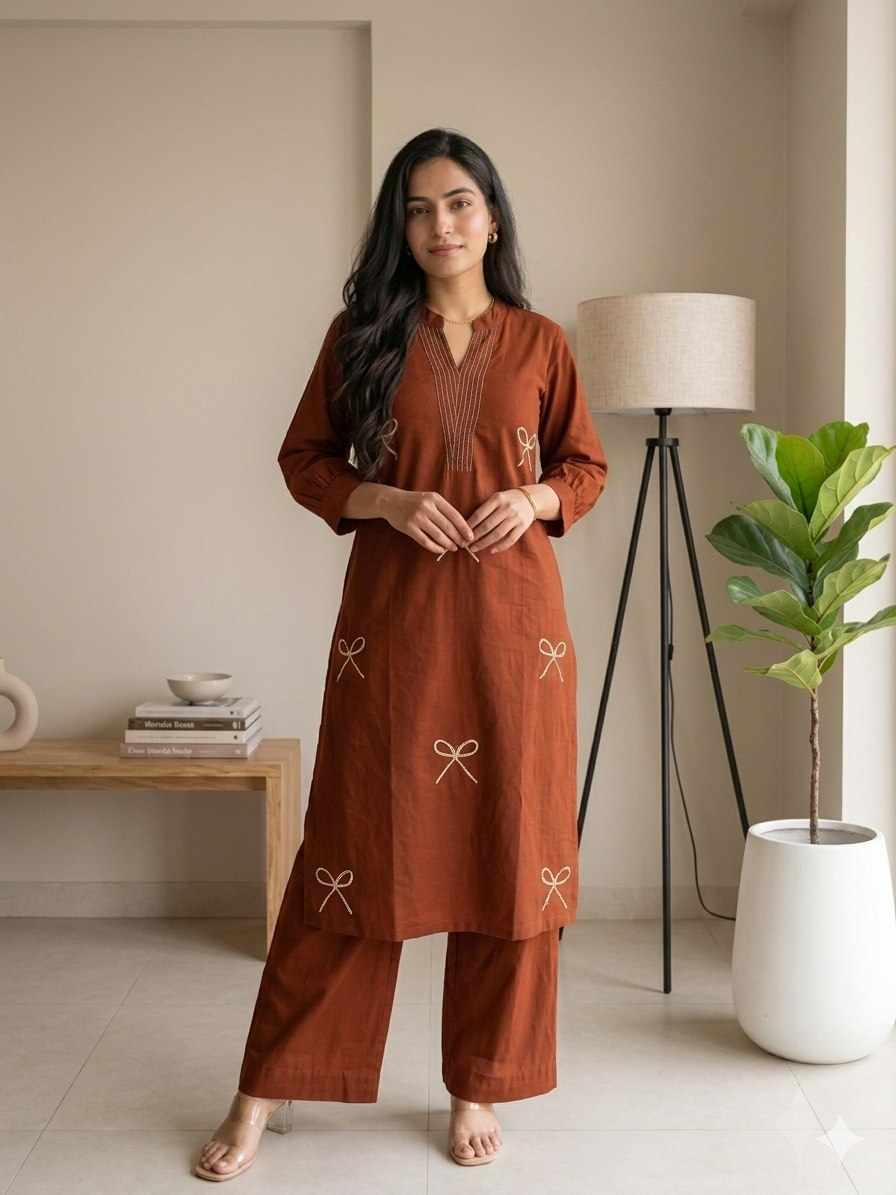 Beautiful Soft Classy Tone Dress  (WM 40)