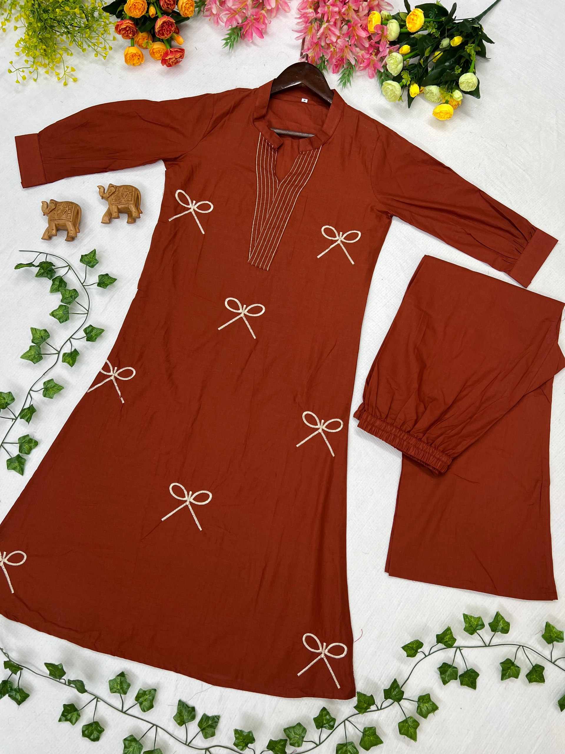 Beautiful Soft Classy Tone Dress  (WM 40)
