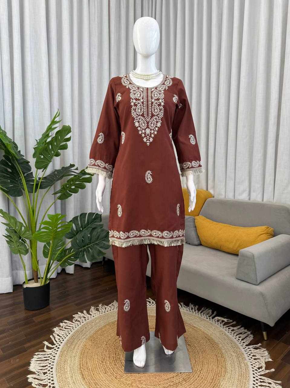 New Beautiful Premium Fabric Dress  (KD 1615)