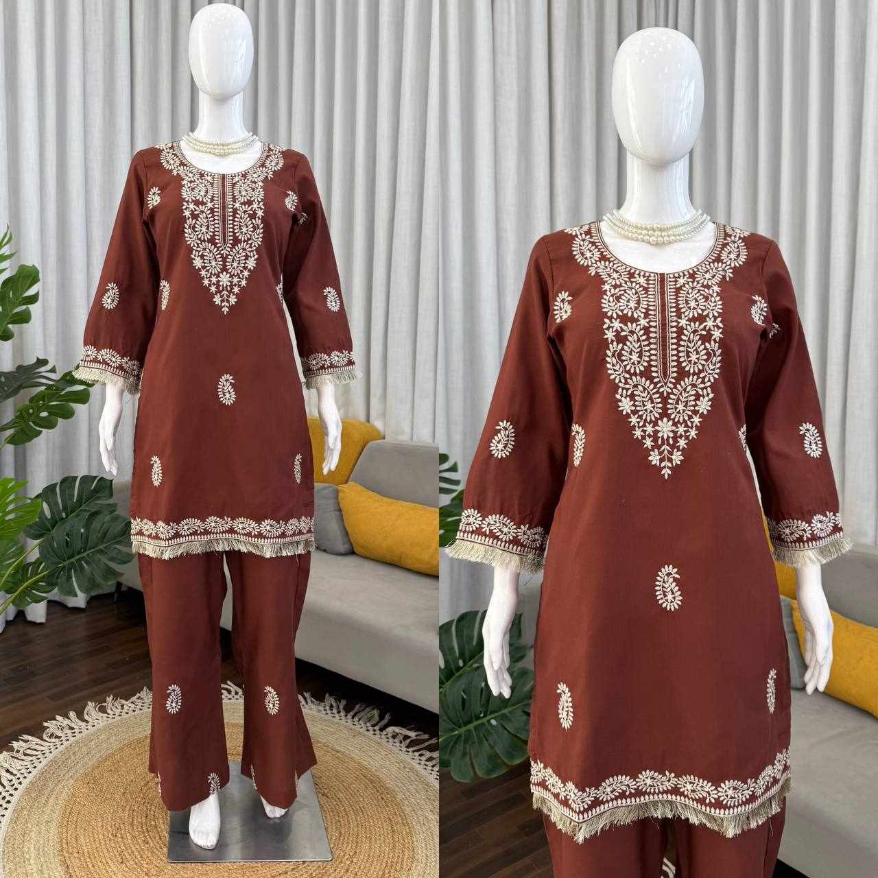 New Beautiful Premium Fabric Dress  (KD 1615)