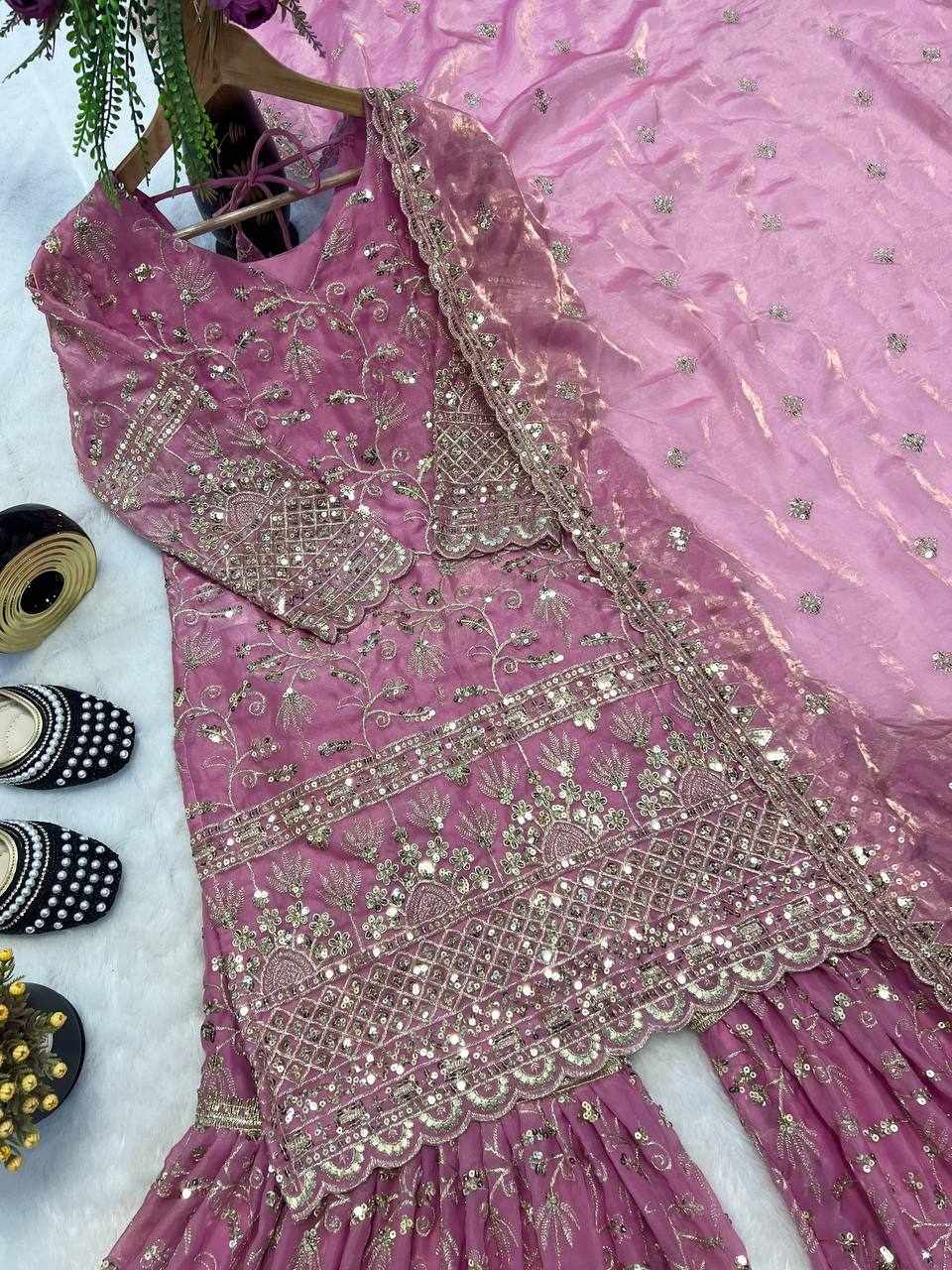 Beautiful Embroidery Design Party Wear Dress  (MF 479)