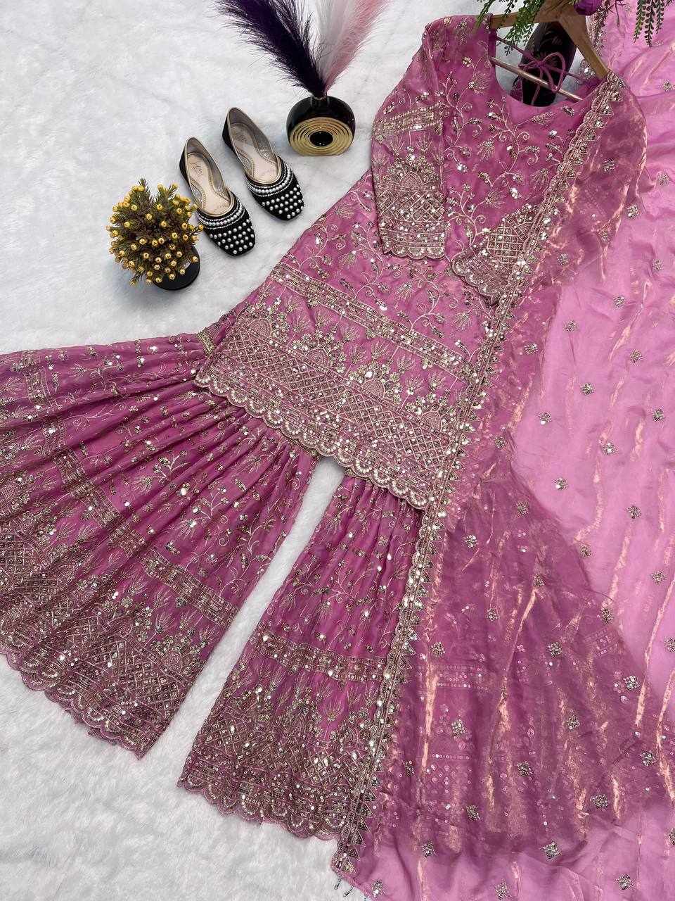 Beautiful Embroidery Design Party Wear Dress  (MF 479)