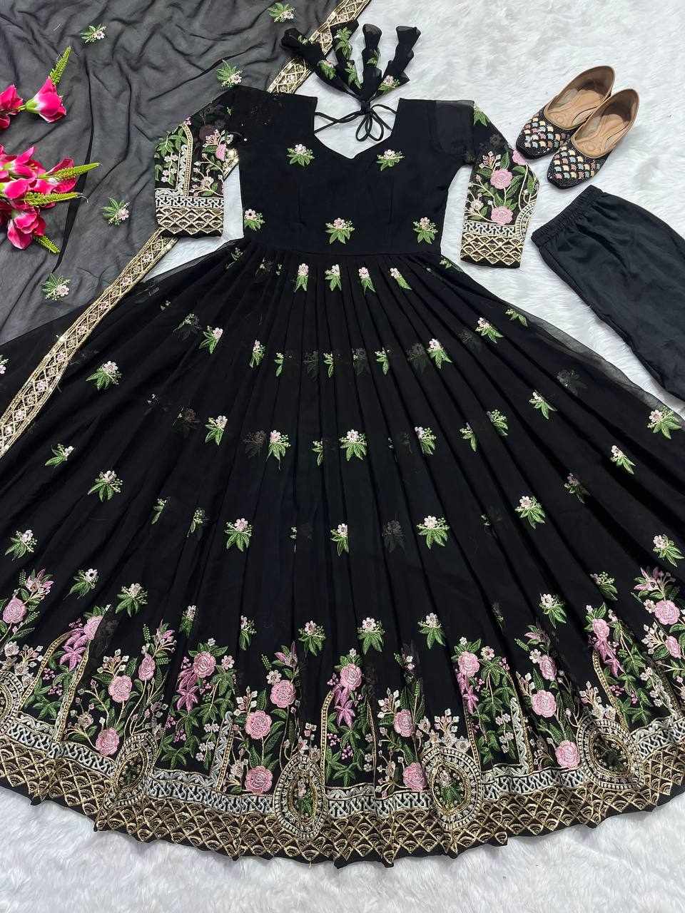 PARTY WEAR LOOK DRESS  (MF 374)
