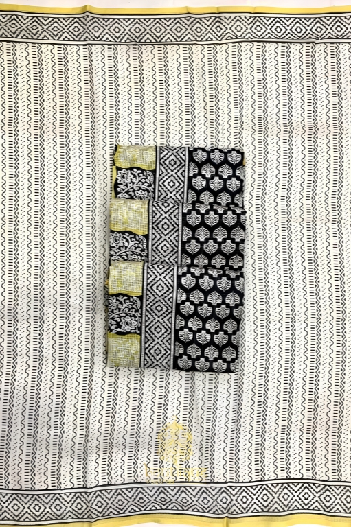 New Exclusive Cotton Kota Design Printed Saree (KPW 413)